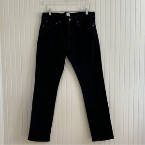 J. Crew 484 Slim-Fit Stretch Jean in Deep Black